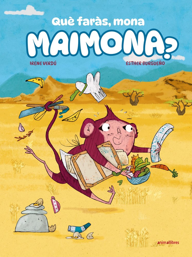 QUE FARAS, MONA MAIMONA?, de IRENE VERDU | portada del libro
