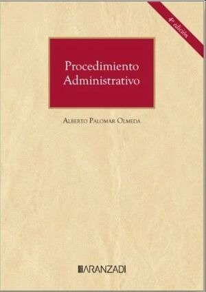 PROCEDIMIENTO ADMINISTRATIVO, de PALOMAR OLMEDA, ALBERTO | portada del libro