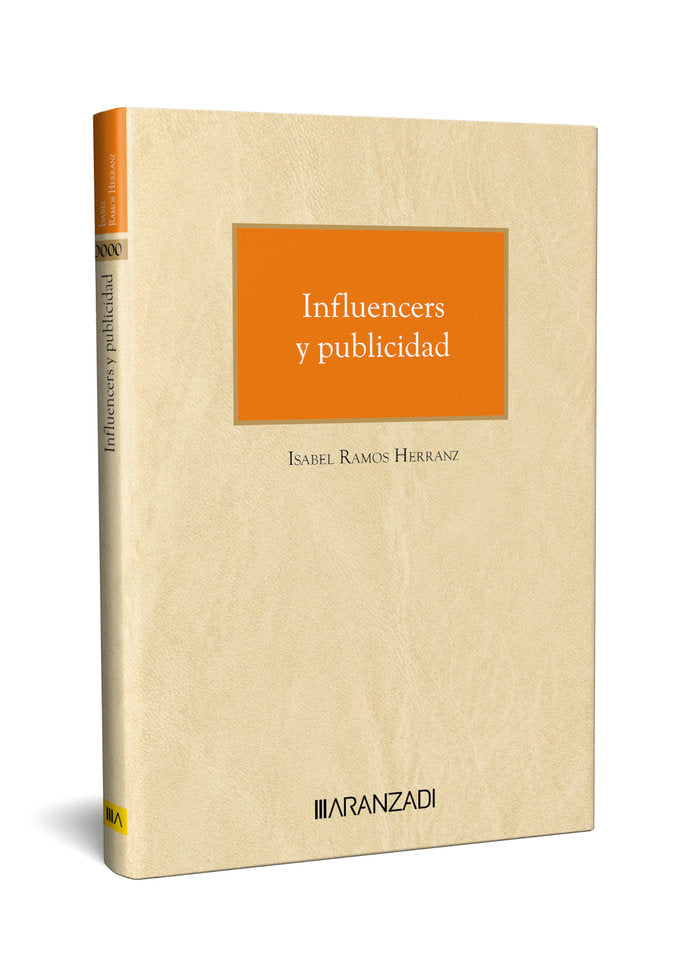 INFLUENCERS Y PUBLICIDAD, de ISABEL RAMOS HERRANZ | portada del libro