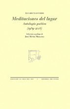MEDITACIONES DEL LUGAR, de Álvaro Valverde | portada del libro
