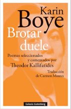 BROTAR DUELE, de KARIN BOYE | portada del libro