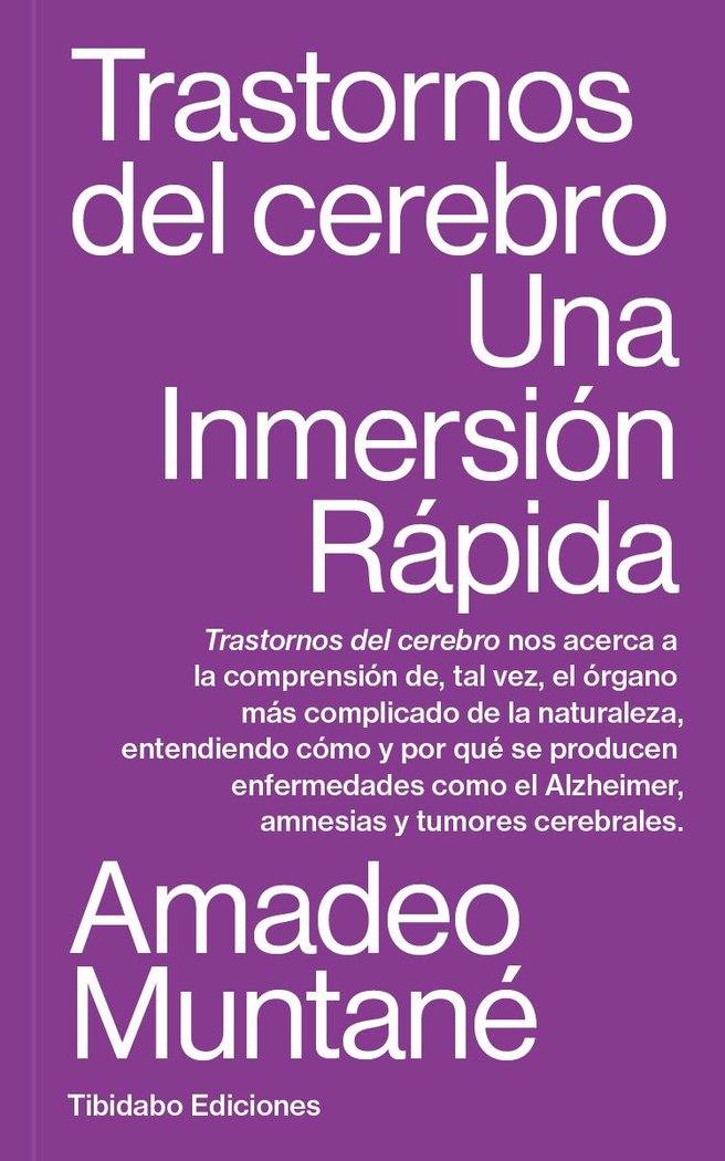 TRASTORNOS DEL CEREBRO, de MUNTANE, AMADEO | portada del libro