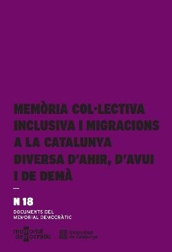 MEMORIA COLÚLECTIVA INCLUSIVA I MIGRACIONS A LA CATALUNYA DI, de RICARD ZAPATA-BARRERO | portada del libro