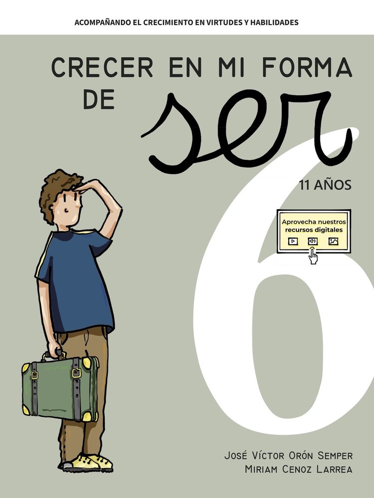 ACOMPAÑANDO EL CRECIMIENTO EN VIRTUDES Y HABILIDADES, de JOSE VICTOR ORON SEMPER | portada del libro