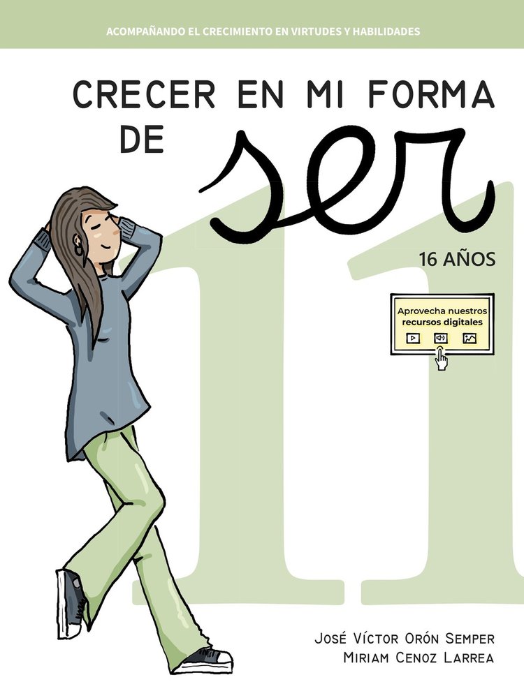 ACOMPAÑANDO EL CRECIMIENTO EN VIRTUDES Y HABILIDADES, de JOSE VICTOR ORON SEMPER | portada del libro