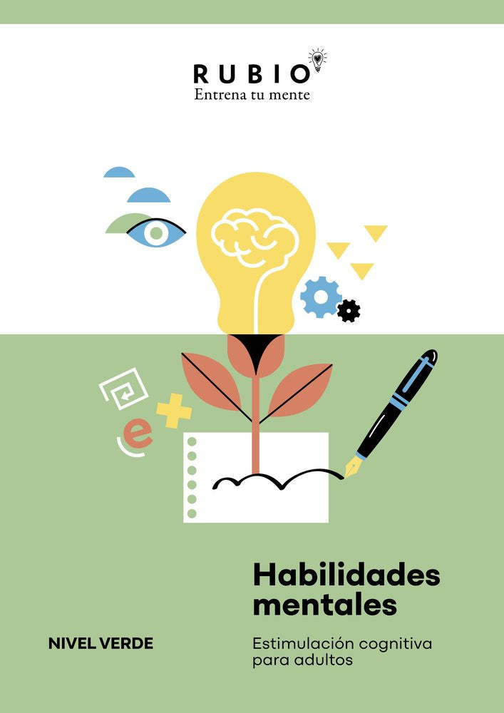 HABILIDADES MENTALES. ESTIMULACION COGNITIVA PARA ADULTOS. (NIVEL VERDE. VOL. I), de GUILLEM SAIZ, JAVIER | portada del libro