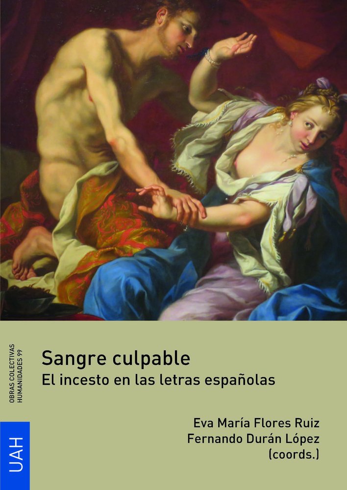 SANGRE CULPABLE. EL INCESTO EN LAS LETRAS ESPAÑOLAS | portada del libro