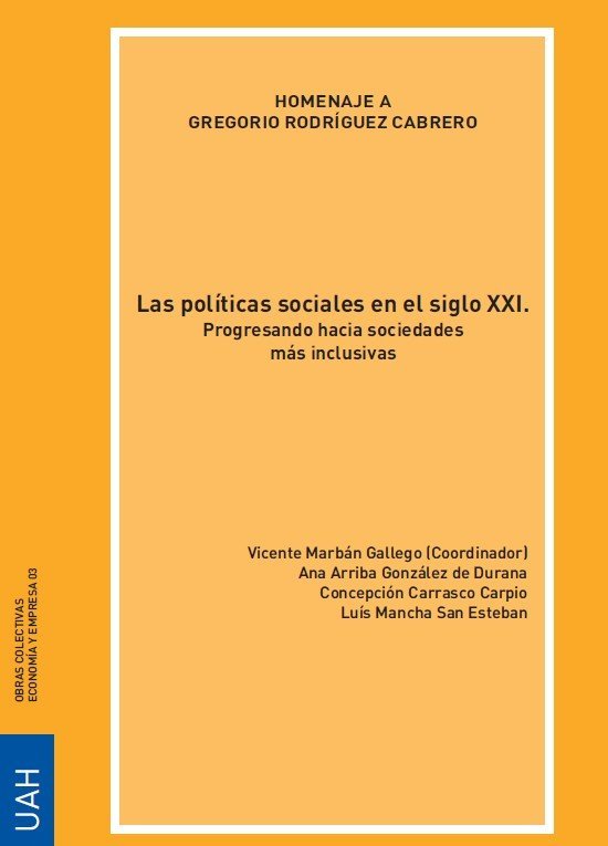LAS POLITICAS SOCIALES EN EL SIGLO XXI | portada del libro