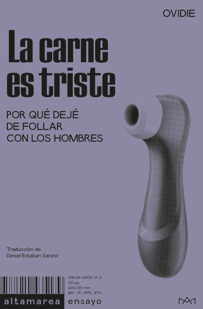LA CARNE ES TRISTE, de OVIDIE | portada del libro
