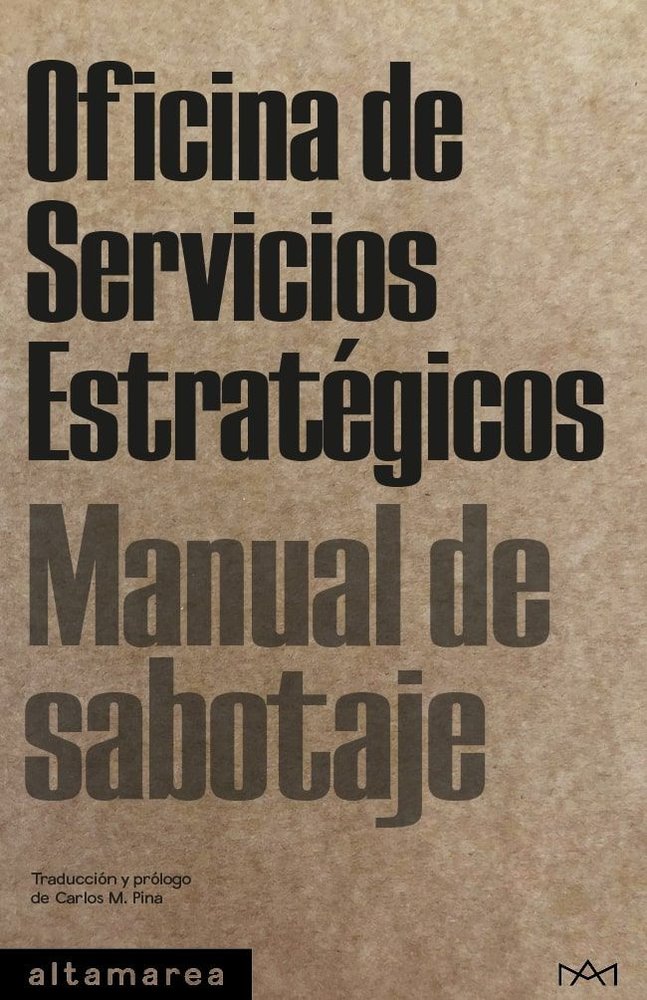 MANUAL DE SABOTAJE | portada del libro