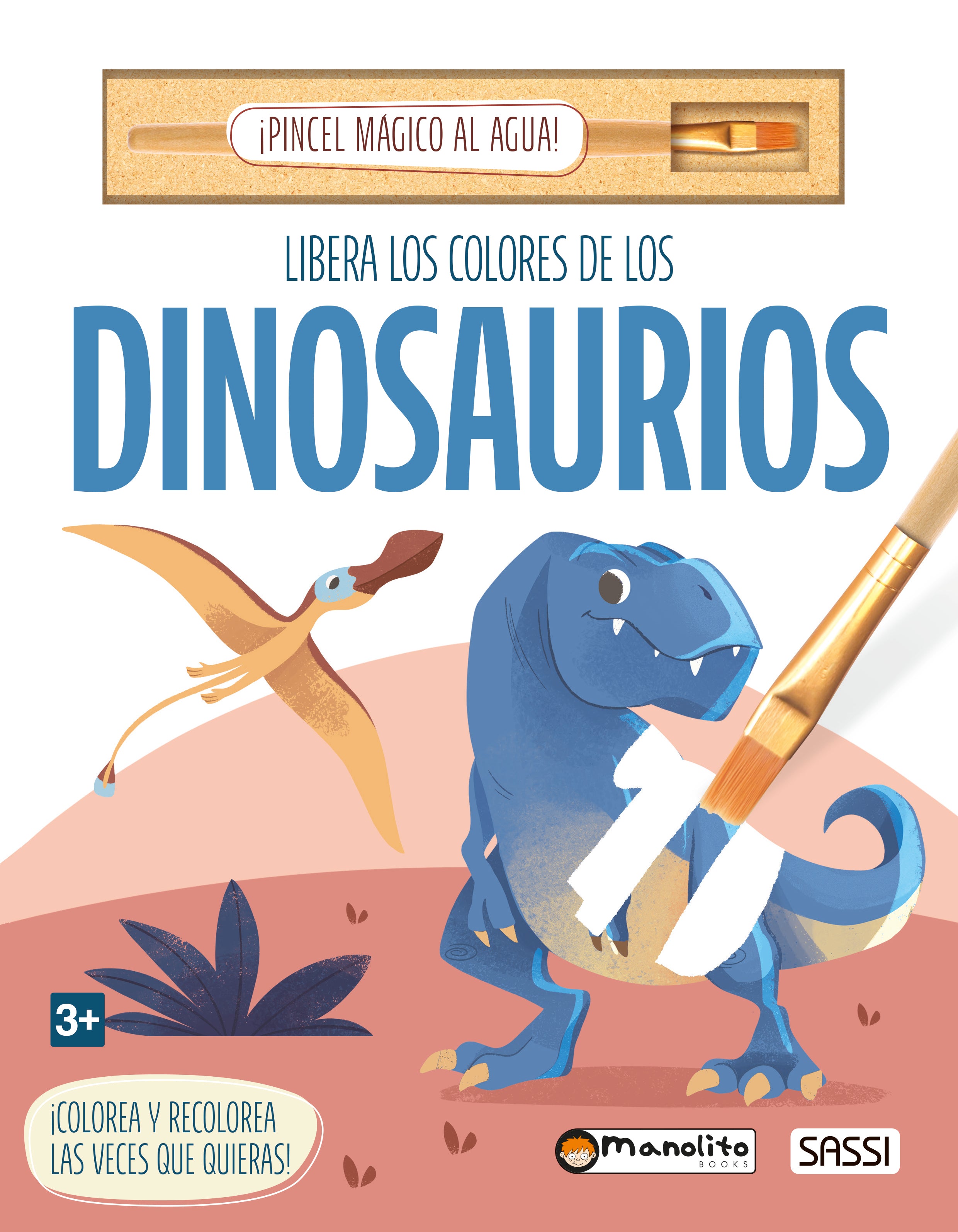 LIBERA LOS COLORES DE LOS DINOSAURIOS, de TOAD CREATIVE STUDIOS | portada del libro