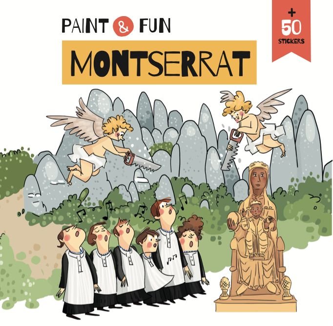 PAINT AND FUN. MONTSERRAT | portada del libro