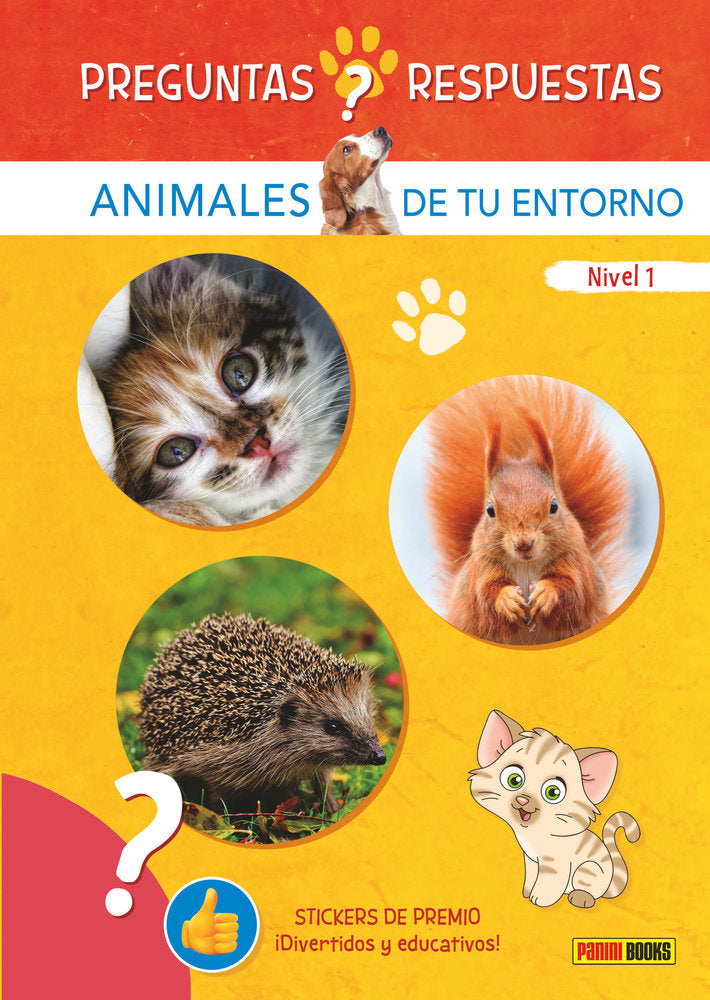 PREGUNTAS RESPUESTAS ANIMALES DOMESTICOS | portada del libro