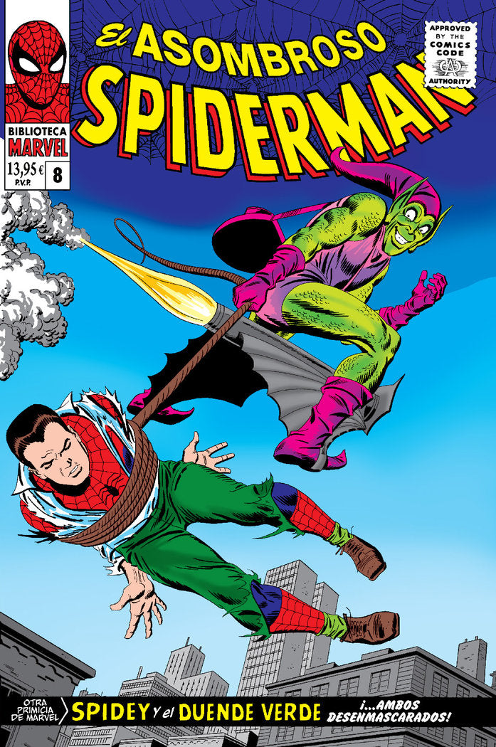 BIBM48 ASOMBROSO SPIDERMAN 8 1966, de JOHN ROMITA SR | portada del libro