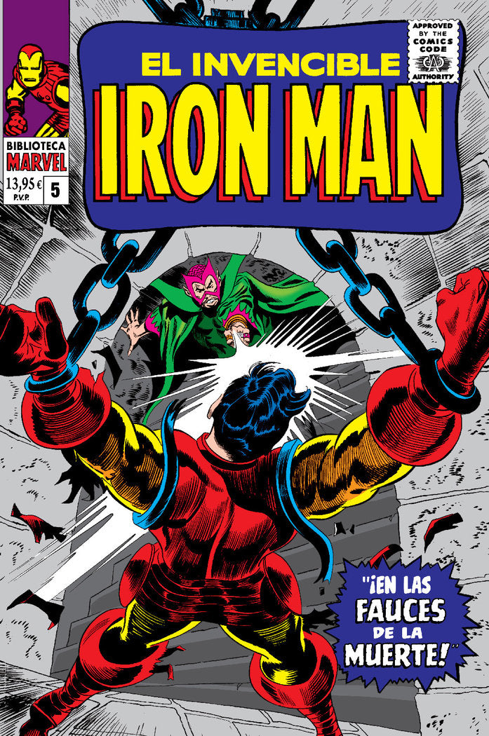 BIBM49 INVENCIBLE IRON MAN 5 1966-67, de ROY THOMAS | portada del libro