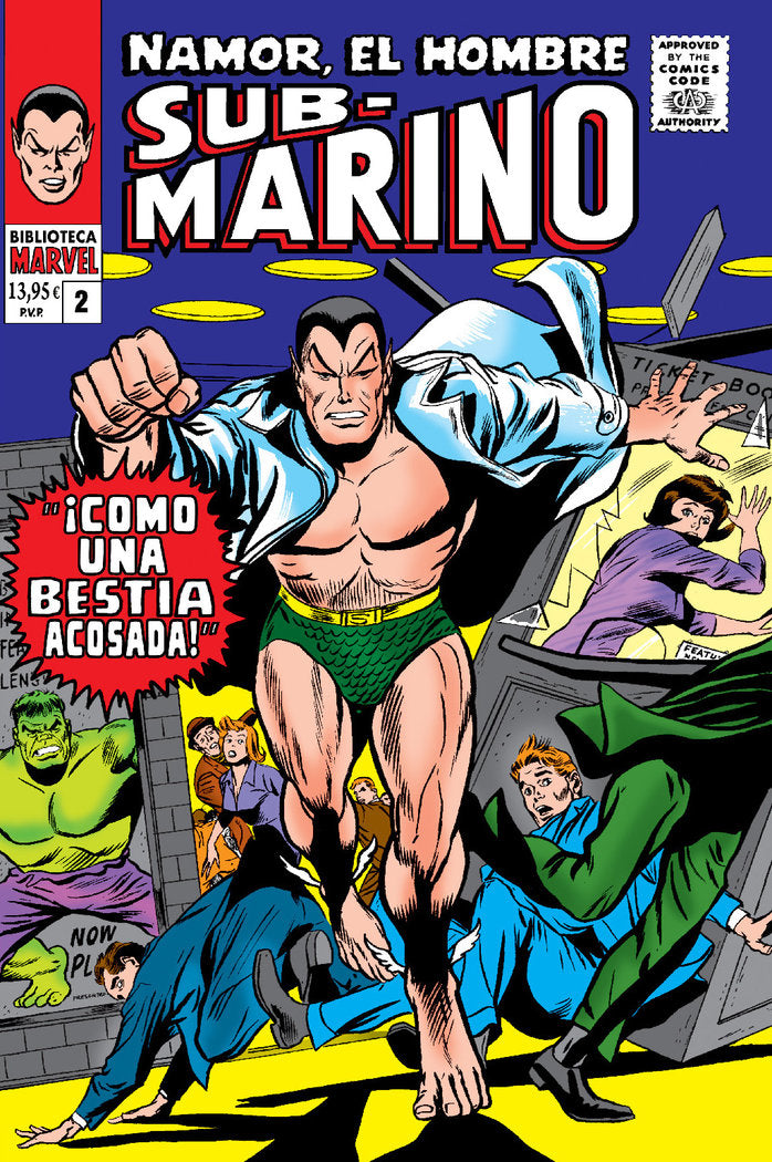 BIBM53 NAMOR HOMBRE SUBMARINO 2 1966-67, de STAN LEE | portada del libro