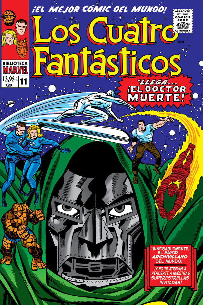 BIBM55 4 FANTASTICOS 11 1966-67, de JACK KIRBY | portada del libro