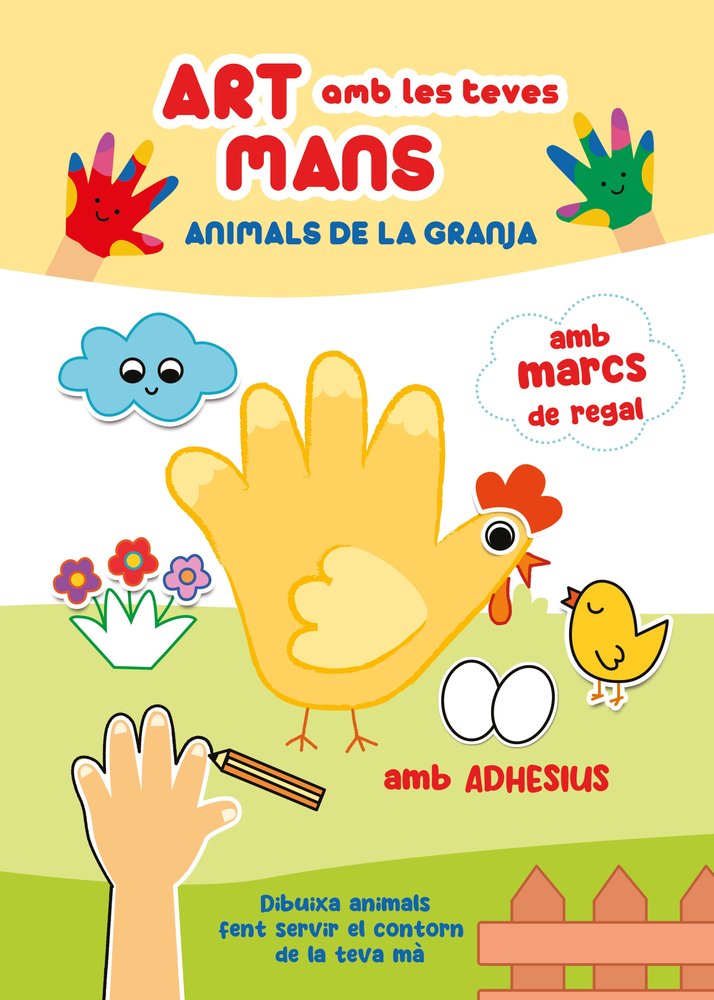 ART AMB LES TEVES MANS, ANIMALS DE LA GRANJA | portada del libro