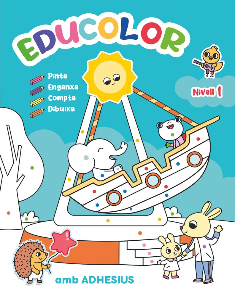EDUCOLOR, NIVELL 1 | portada del libro