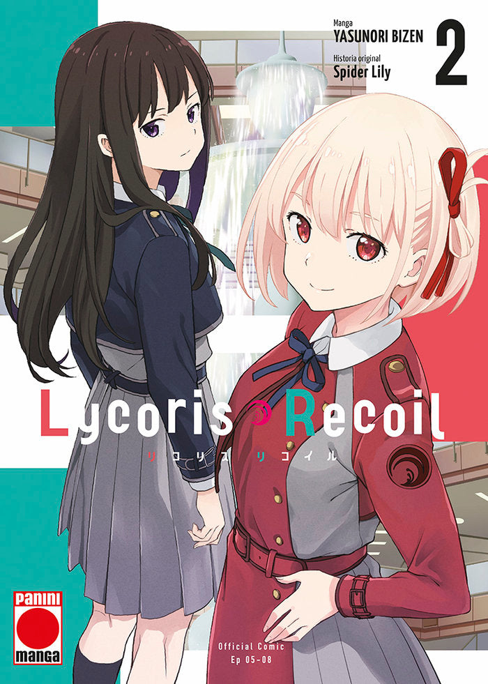 LYCORIS RECOIL N 02, de YASUNORI BIZEN, SPIDER LILY | portada del libro