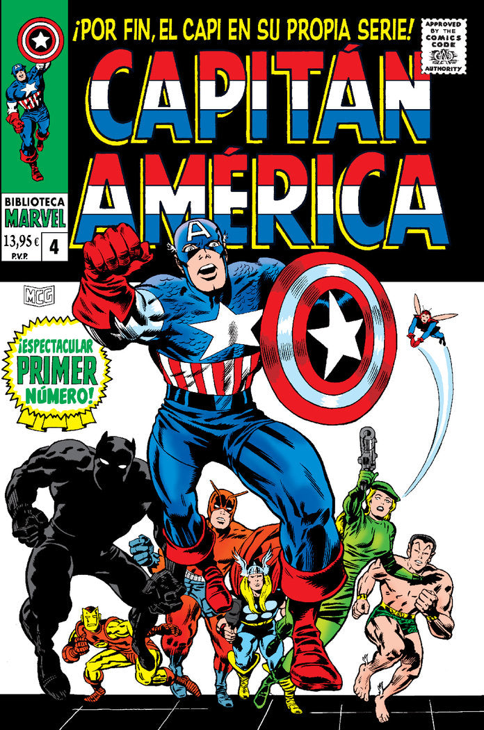 BIBLIOTECA MARVEL 80 CAPITAN AMERICA N 04, de JACK KIRBY, STAN LEE | portada del libro