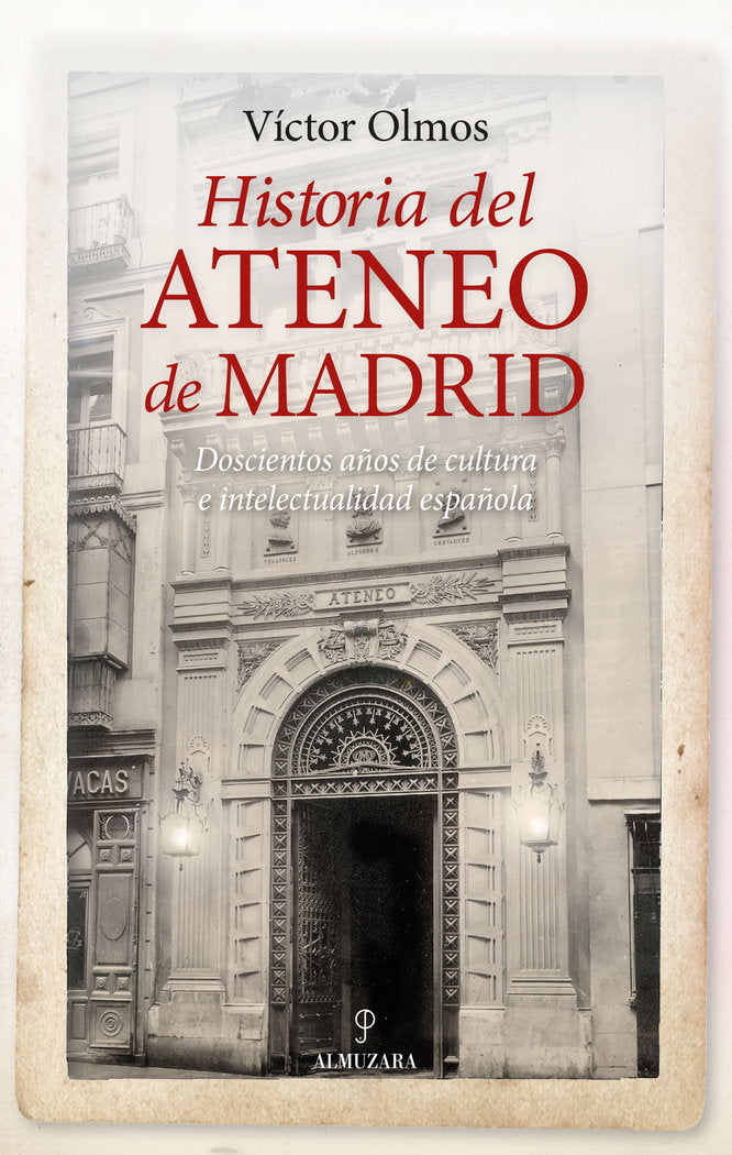 HISTORIA DEL ATENEO DE MADRID, de OMOS | portada del libro