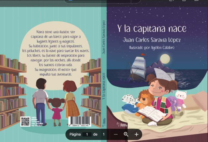 Y la capitana nace, de SARAVIA LOPEZ, JUAN CARLOS | portada del libro