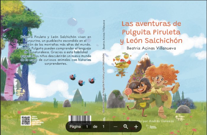 LAS AVENTURAS DE PULGUITA PIRULETA Y LEON SALCHICHON, de ACINAS VILLANUEVA, BEATRIZ | portada del libro