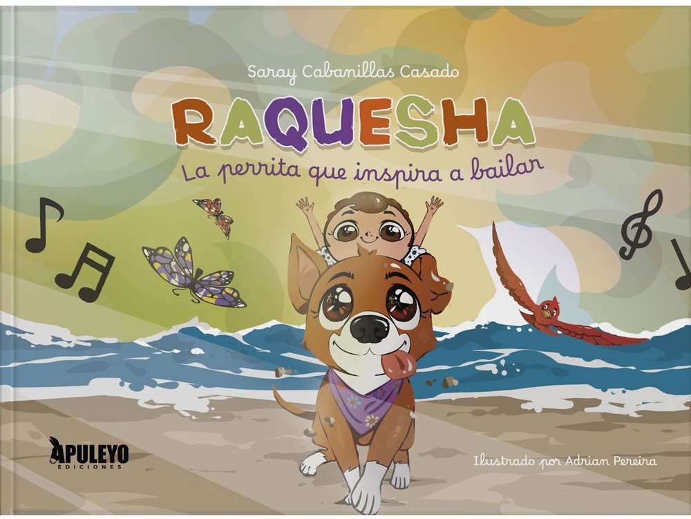 RAQUESHA, LA PERRITA QUE INSPIRA A BAILAR, de CABANILLAS CASADO, SARAY | portada del libro