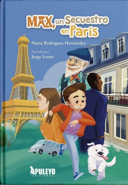 MAX, UN SECUESTRO EN PARIS, de RODRIGUEZ HERNANDEZ, NURIA | portada del libro