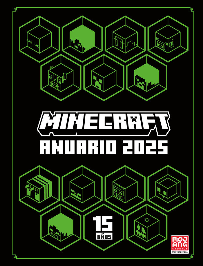 ANUARIO MINECRAFT 2025, de AB, MOJANG | portada del libro