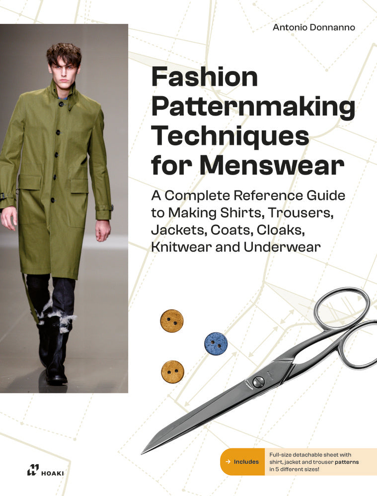 Fashion Patternmaking for Menswear Techniques, de Donnanno, Antonio | portada del libro