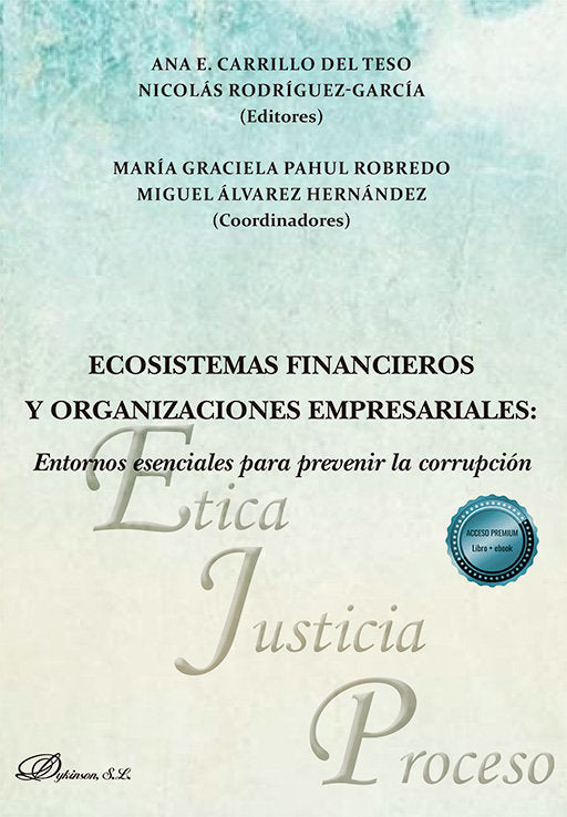 ECOSISTEMAS FINANCIEROS Y ORGANIZACIONES EMPRESARIALES | portada del libro