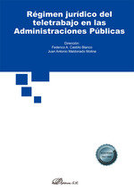 REGIMEN JURIDICO DEL TELETRABAJO EN LAS ADMINISTRACIONES PUB | portada del libro