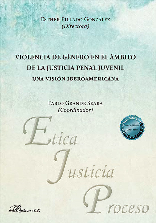 VIOLENCIA DE GENERO EN EL AMBITO DE LA JUSTICIA PENAL JUVENI | portada del libro