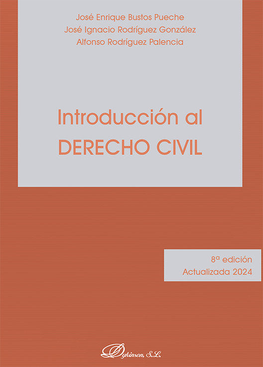 INTRODUCCION AL DERECHO CIVIL, de BUSTOS PUECHE, JOSE ENRIQUE | portada del libro