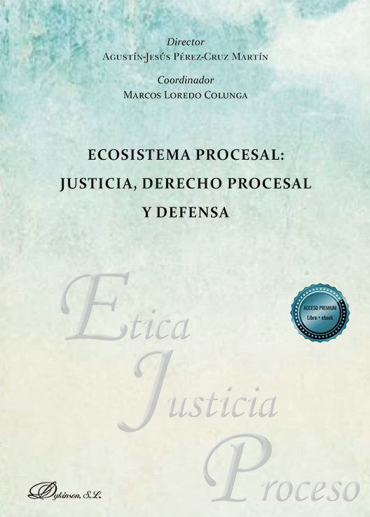 ECOSISTEMA PROCESAL, de US PEREZ-CRUZ MARTIN, AGUSTIN-JES | portada del libro