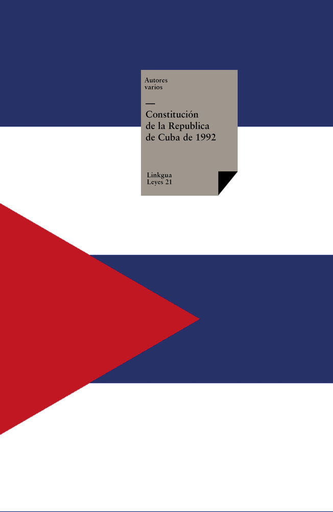 Constitución de la República de Cuba de 1992, de Varios, Autores | portada del libro