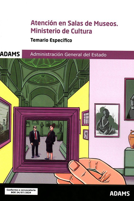 ATENCION EN SALAS DE MUSEOS. MINISTERIO DE CULTURA - TEMARIO ESPECIFICO | portada del libro
