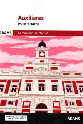 PSICOTECNICOS AUXILIARES DE LA COMUNIDAD DE MADRID, de VARIOS AUTORES | portada del libro