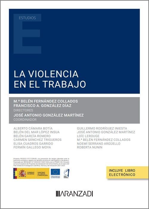 LA VIOLENCIA EN EL TRABAJO, de CAMARA BOTIA, ALBERTO | portada del libro