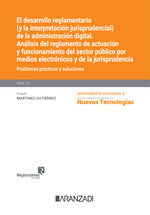 EL DESARROLLO REGLAMENTARIO (Y LA INTERPRETACION JURISPRUDEN, de MARTINEZ GUTIERREZ, RUBEN | portada del libro