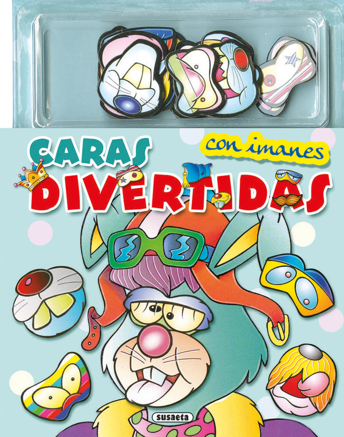 CARAS DIVERTIDAS CON IMANES, de SUSAETA | portada del libro