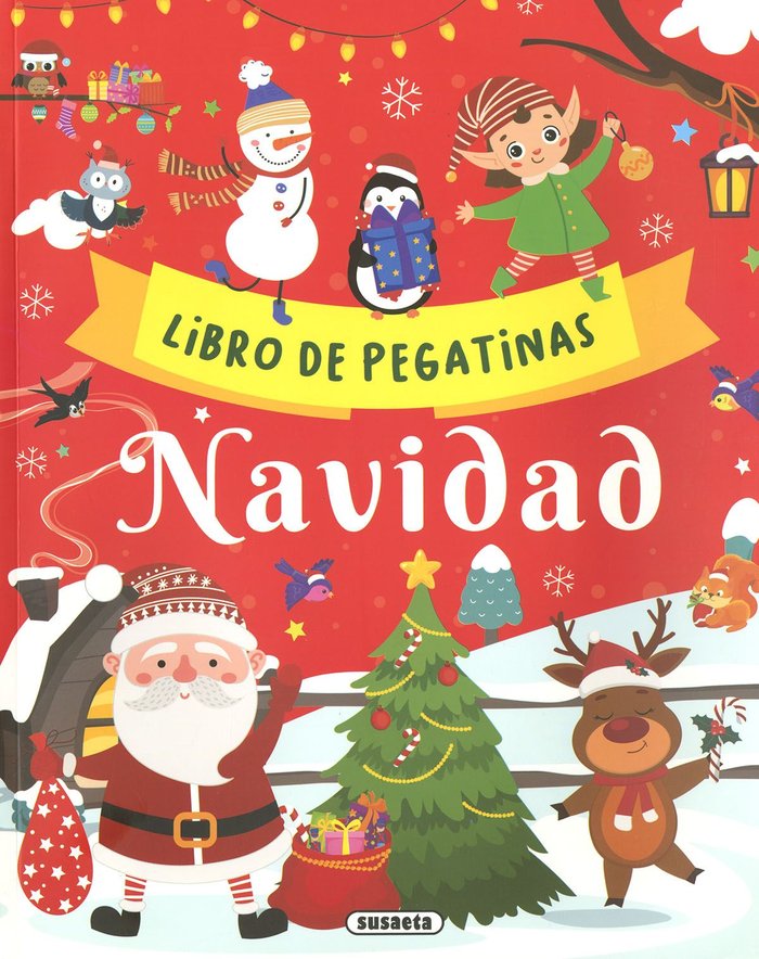 PEGATINAS DE NAVIDAD, de SUSAETA EDICIONES | portada del libro