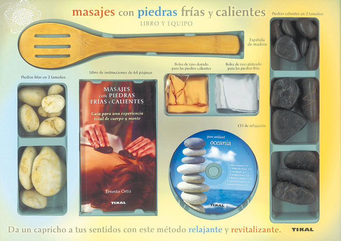 MASAJES CON PIEDRAS FRIAS Y CALIENTES, de ORTIZ, ERNESTO | portada del libro