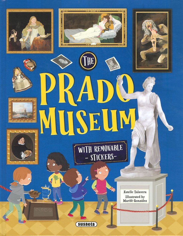 EL MUSEO DEL PRADO CON PEGATINAS, de TALAVERA, ESTELLE | portada del libro