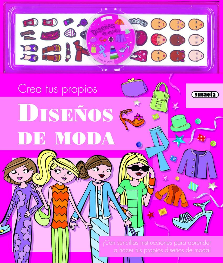 CREA TUS PROPIOS DISEÑOS DE MODA, de SUSAETA, EQUIPO | portada del libro