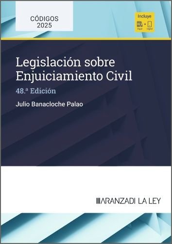 LEGISLACION SOBRE ENJUICIAMIENTO CIVIL, de BANACLOCHE, JULIO | portada del libro