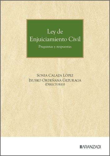 Ley de Enjuiciamiento Civil. Preguntas y Respuestas, de SONIA CALAZA | portada del libro