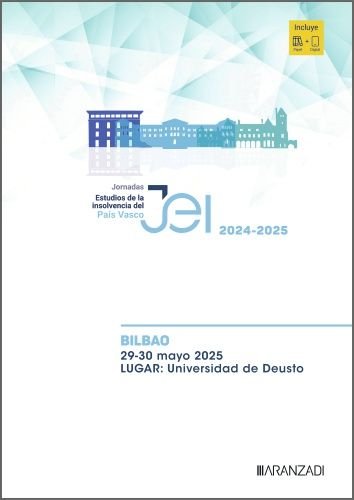 JORNADAS BILBAO 29 30 MAYO 2025 ESTUDIOS DE LA INSOLVENCIA D, de INMACULADA HERBOSA MARTINEZ | portada del libro